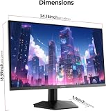 KOORUI G2721P 27 Inch Gaming Monitor,200Hz, IPS, QHD 1440P, 1ms, HDR 400, Adaptive Sync, VESA Mountable, HDMI/DP, Low Blue Light, 99% SRGB
