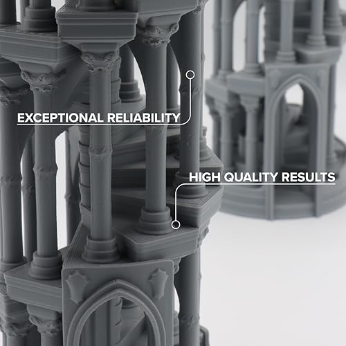 Image of Polymaker Panchroma PLA Dark Grey 3D Printer Filament, 1.75mm, 1kg Spool, Easy to Print, High Speed Printing, Tangle Free, AMS Compatible, Perfect for Toys, Decor, Miniatures, Models & Cosplay