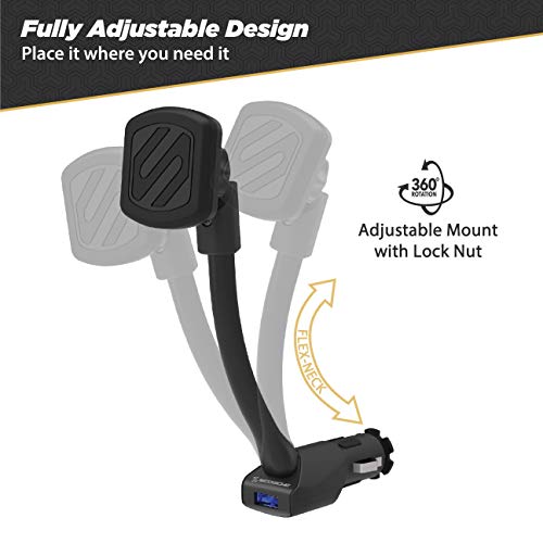 Scosche Mag12Vb Magicmount Magnetic Power Outlet Mount Holder For Vehicles In Frustration Free Packaging, Black #TOP2