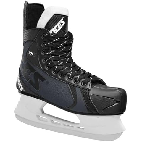 Roces Men's RH 6 Black Ice Hockey Skates Cover