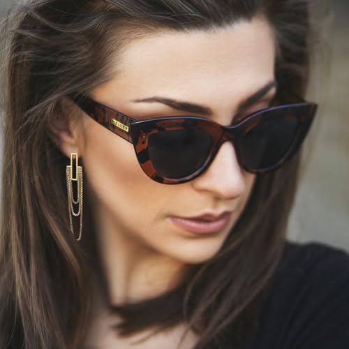 JUN MEIR'S 18K Gold Plated Drop Dangle Earrings for Women, Birthday Anniversary Jewelry Gifts for Wife, Mom, Best Friend2