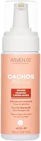 Mousse Fixador e Modelador Cachos Arvensis Light 150ml Definição Fitagem Difusor Reduz o Frizz