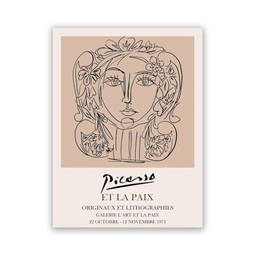 Portrait art abstrait Picasso affiche decoration interieur - 3