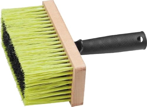 Deckenbürste 70 x 170 mm – mit synthetischen Borsten, Holzrücken aus Buche & Eimerhaken