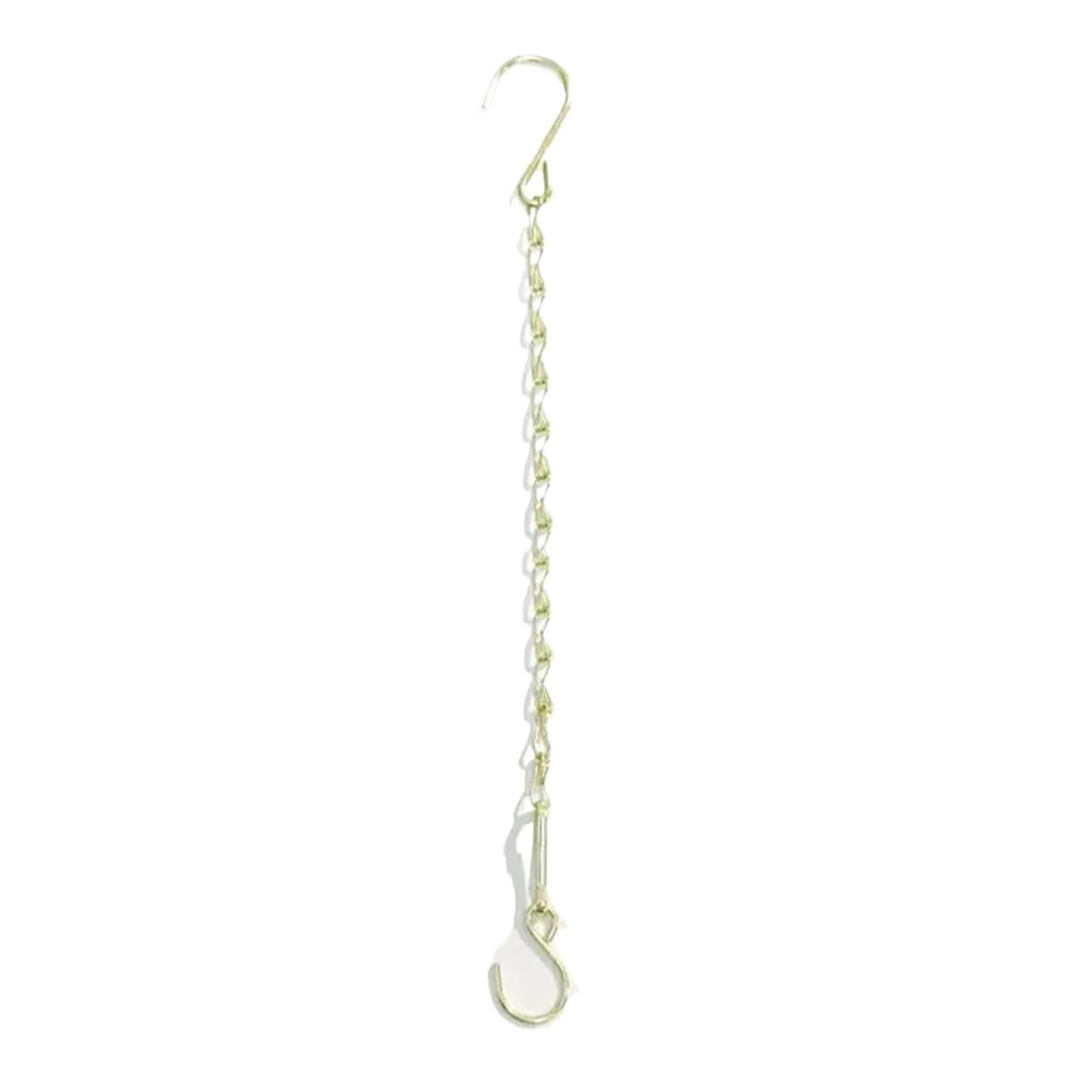SQQCREATO Hanging Basket Chains 1PCS 29cm / 54cm Hanging Chains For Flower Pot Basket Bird Feeders Planters Lanterns Ornaments Plant Hangers(54CM Gold)
