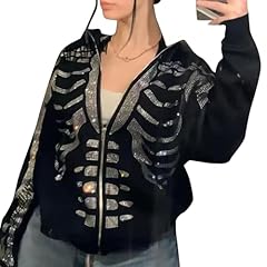 Skeleton Glitter Black