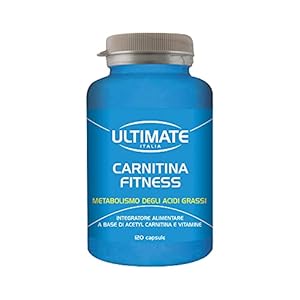 Carnitina Fitness – Acetil L Carnitina E Vitamine – Quante Volte Hai Cercato Di Liberarti Da Quegli Ultimi Chili Di Grasso Che Non Vogliono Andare Via? – 120 Capsule – Ultimate Italia