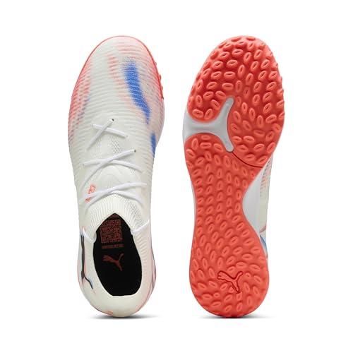 Puma Scarpe Da Calcio Unisex Future 8 Match Tt, Puma Bianco Puma Nero Rosso Brillante, 42 Eu - 4