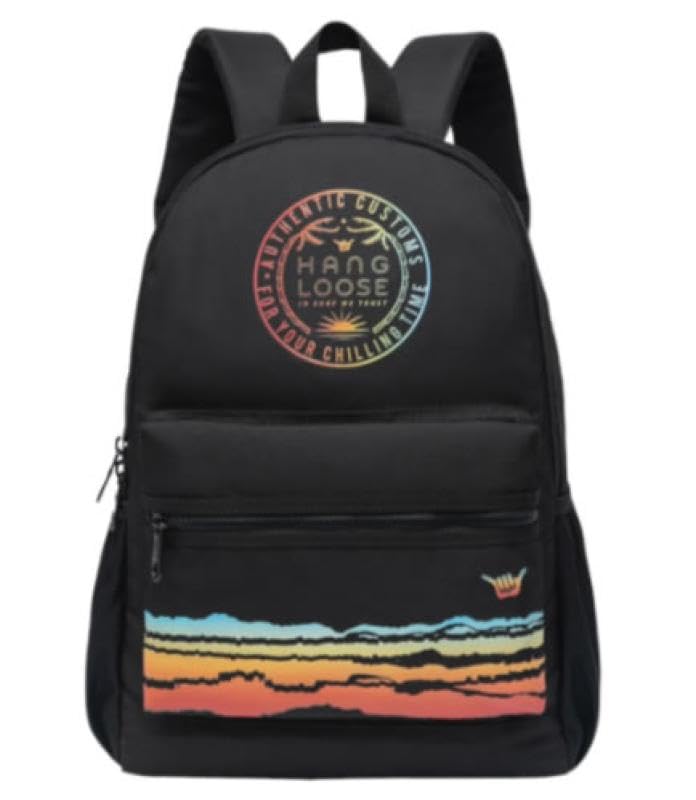 MOCHILA EXECUTIVA - HANG LOOSE LANDS- PRETA - HL1511