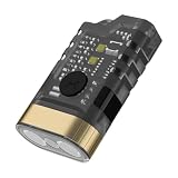 Kleine LED-Taschenlampe, wiederaufladbar, 9 Stufen, Camping-Taschenlampe, kompakte Taschenlampe, für Stromausfall, , Nacht, Rucksackreisen, Wandern, Angeln, Camping