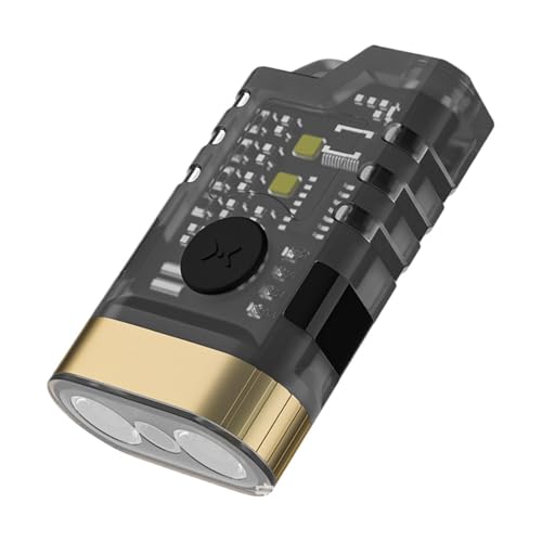 Linterna compacta, linterna de varios niveles, equipo para exteriores con panel fuerte, accesorio portátil con textura refinada, categoría de iluminación de 2.1 x 1.3 pulgadas, utilidad de