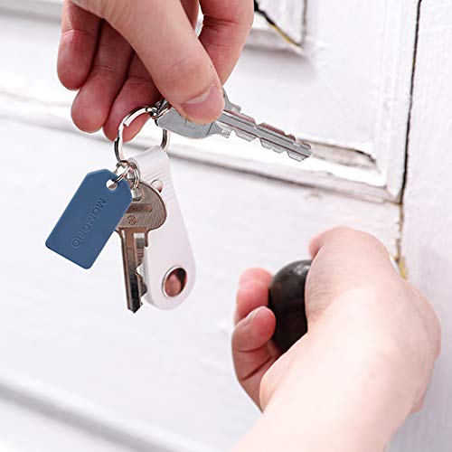 普段頻繁に使うものに付けてもご覧の通り!全く邪魔になりません。
スマホとMAMORIOの距離(有効距離60m)が離れるとスマホに通知をしてくれるので、ふとした時に落としがちな鍵などにつけておくと安心ですね。
もちろん、スマホで失くした場所を確認することもできます。