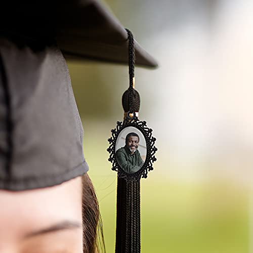 AILIN Custom Graduation Cap Tassel 2026 Oval Antique Photo Charm Class Of 2025 College Gifts For Him Her3