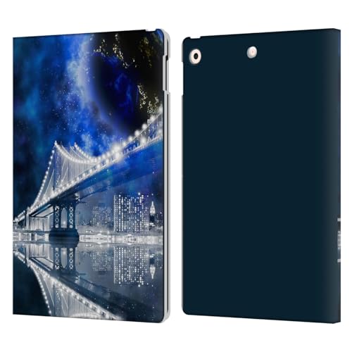 Étui portefeuille en cuir compatible Apple iPad 10.2 2019 2020 2021 Simone Gatterwe NYC