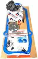 Complete Oil Pan Gasket & Pump Kit For SBC 283 307 327 350 400 (1965-85, One-Piece Rear Main)