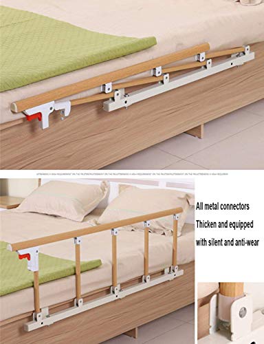 Barandilla de cama para seguridad de ancianos plegable contra caídas 6