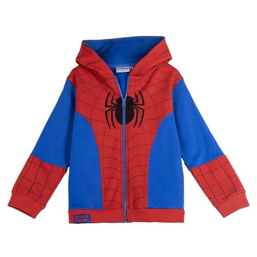 CERDÁ Life'S Little Moments Sudadera Spiderman diseño Original y Licencia Oficial / Ropa Infantil cómoda, Abrigada día, 3 años Unisex niños