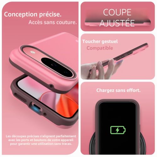 Coque Google Pixel 9 antichoc de qualité militaire TUDIA - 5