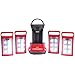Coleman 2000024041 Quad LED Lantern Special Edition Ultra Bright 190 Lumens, Red