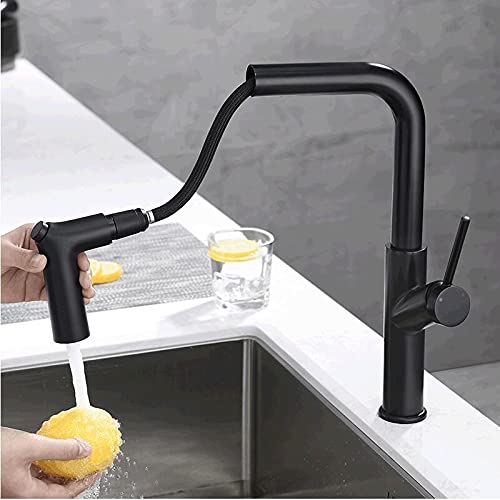 Grifo para ollas de latón antiguo extensible para pared de cocina 4