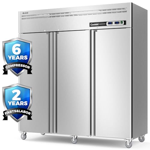 Coolski 54 Cu.ft Commercial Reach-In Freezer & Refrigerator