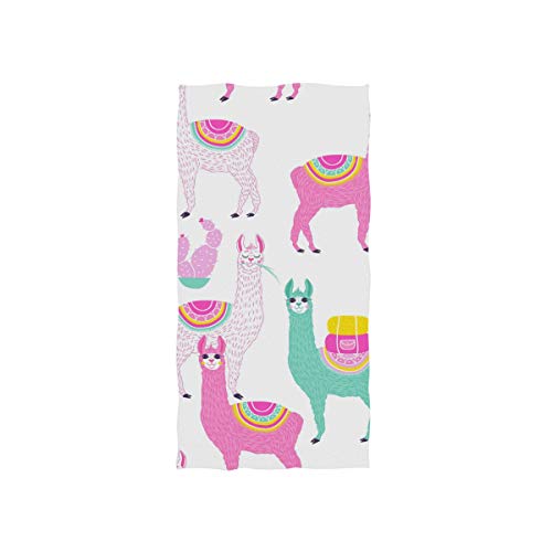 Hand Towel Sweet Llama Soft Towels Bath Decor For Bathroom Gym Hotel Spa 30” X 15” #TOP7