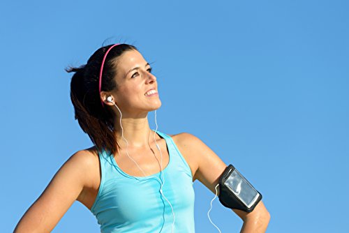 Vest Anti-Radiation Arm Pack Sports Running Walking Hiking Band Up To 5.5″ (Black) #TOP5