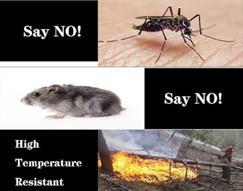 Malla metálica con agujero de 1 mm resistente a insectos y avispas 6