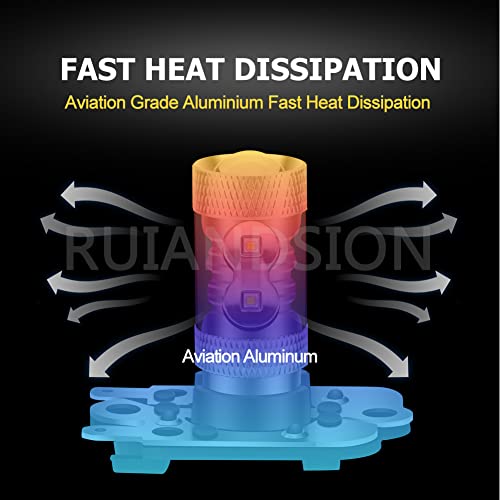 Ruiandsion - 2 lampadine LED Canbus PH16W, super