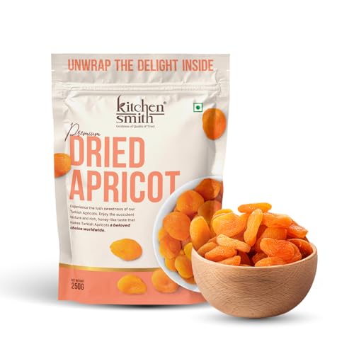 KitchenSmith Dried Apricot - 250gm | Exotics Apricots Dry Fruits,...