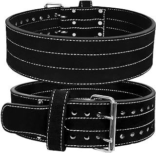 GDON Power Lifting Weight LiftingBelt, 4" Wide 10 mm Thick Power Lifting Belt For Men & Women Competition Workout Training Weight Back Support Belt, Genuine Leather Weight Gym Belt (Size M) (B0CP46Z1SP) Amazon Price History, Amazon Price Tracker