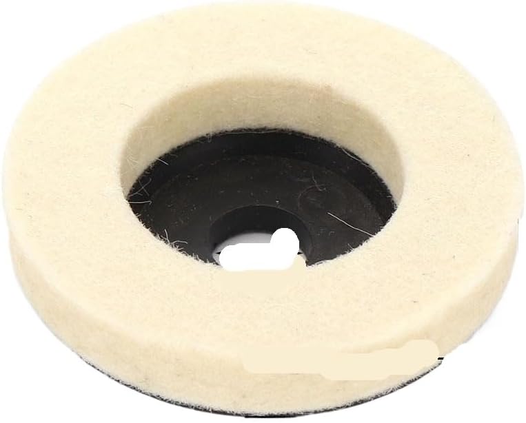 2/3inch Wool Polishing Wheel Felt Disc For Angle Grinder Marble Glass Ceramic Grinding(3 Inch,3Pcs)