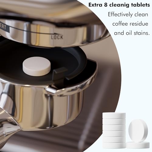Image of 8 Uses Breville Compatible Descaling Solution, 2 Years Descaler Kit Come with 8 Cleaning Tablets, Maintenance Kit Specially Designed to Clean Breville Machines (4 Use Each Bottle, 2 Bottles)