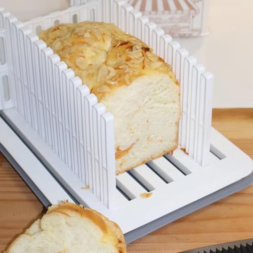 Slicer bread guide multifonction pliable pour tranches régulières