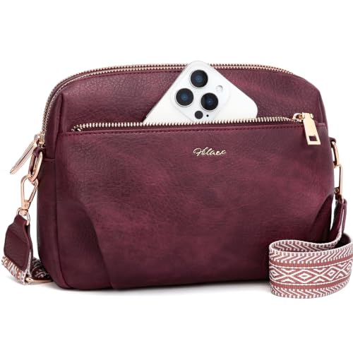 Image of Crossbody Bag for Women Vegan Leather Handbag Purse Anti Theft RFID