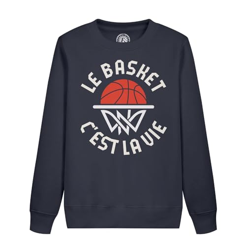 Basket c'est la vie sweatshirt enfant idéal pour l'école et le terrain
