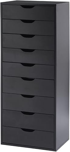 Miniatura 5 de Naomi Home Gabinete de almacenamiento de costura y manualidades, organizador de 9 cajones para artes, manualidades, suministros de costura y más,