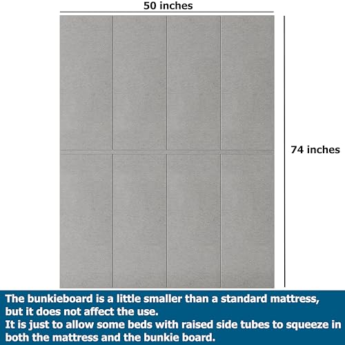 RLDVAY Bunkie Board Full, Improve Comfort and Support 8mm (Thickness), Bunky Board for Mattress/Bed, Noise Minimizing, Easy Assemble Bed Boards for Under Mattress Support by RLDVAY - Used condition - Image 5