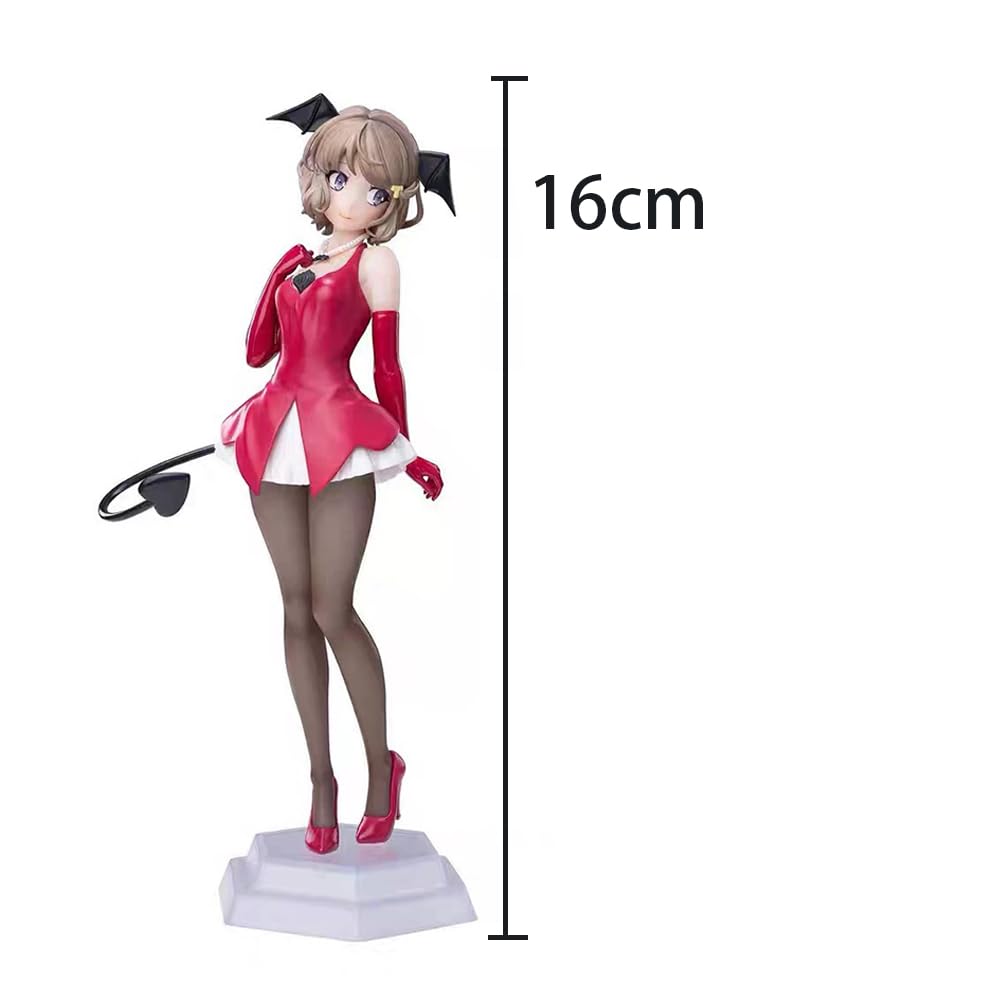 DEXSHUN Koga Motoe Figura Anime Girl Figure Statua Anime, 20 cm, Scultura in PVC, 16 cm