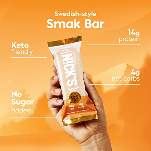 Nick's Smak Bar, barra proteica sabor Peanut Cacao Nib miniatura 3