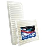 Engine and Cabin Air Filter Combo for Toyota Highlander 20082010 V6 3.3L | Synthetic Engine Filter