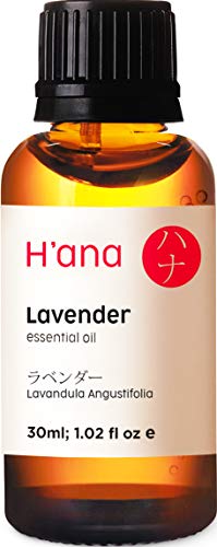 Hana - Aceite esencial, 100% puro, grado terapéutico ,para piel, aromaterapia, relajación, difusor...
