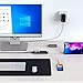 JESWO 11-Port USB 3.0 Splitter (7 Data Transfer Ports + 4 Smart Charging Ports), Powered USB Hub with Individual LED On/Off Switches and 12V/3A Power Adapter