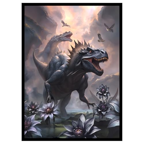MTG Magic The Gathering (Black Lotus Dinosaur) - 100ct Matte TCG Card Art Sleeves van Ai Armor