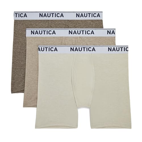 Nautica Men's Stretch Performance 3-Pack Boxer Briefs