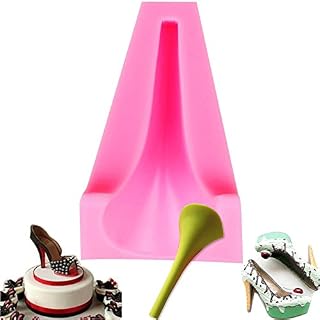 3D Silicone Mold High Heel Mould Lady Shoe Mold for Wedding Cake Decoration Baking Tool