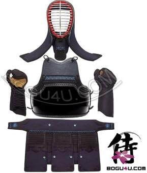 (PBM-02) Best Price! Pre-made Dignified 2mm Machine Stitch Kendo Bogu Armor Set (Including One Free Double-Knit Tenugui)