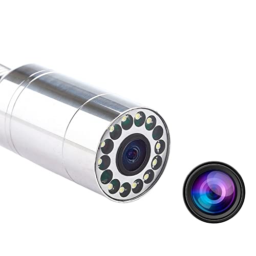 23 Mm Kanalinspektion Kamerakopf IP68 Wasserdicht 12 LED Leuchten Rohrabfluss Endoskop Kamera Zubehör Für Rohre Größer Als 25 Mm