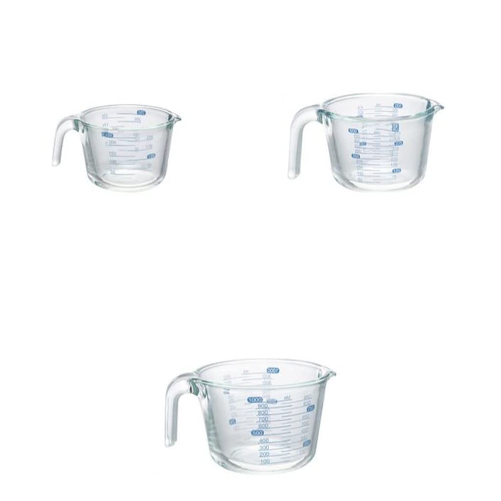Tasses à mesurer en verre XMING idéales for battre le liquide d'oeuf en pâtisserie