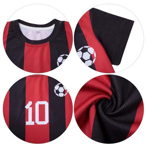Image of Soccer Jersey Kids Boys Argentina Jersey Shirt Soccer Boys Tshirts Round Neck Short Sleeve Top